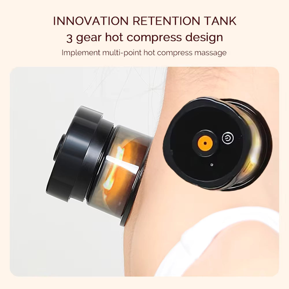 4-in-1 Smart Electric Dynamic Body Guasha & Vacuum Cupping Massager