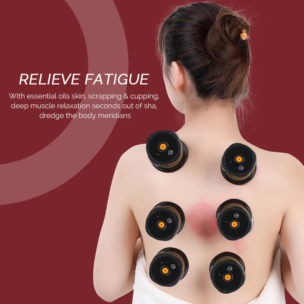 4-in-1 Smart Electric Dynamic Body Guasha & Vacuum Cupping Massager