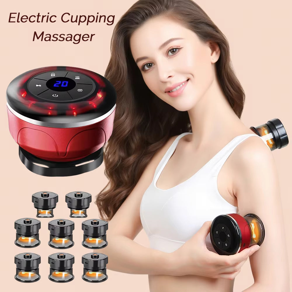 4-in-1 Smart Electric Dynamic Body Guasha & Vacuum Cupping Massager